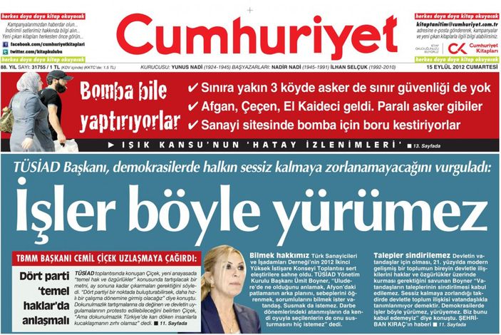 TÜSİAD Cumhuriyet ve Taraf'ı pişti yaptı