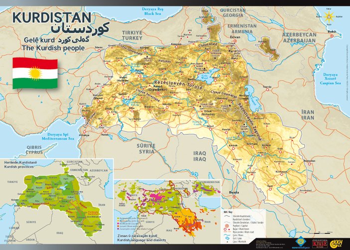 Bir sözde Kürdistan haritası da Avrupa'dan