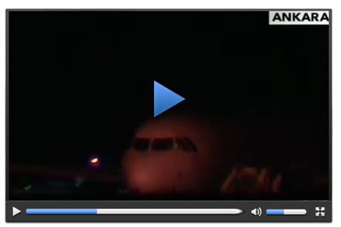 Suriye uçağı Esenboğa'dan ayrıldı