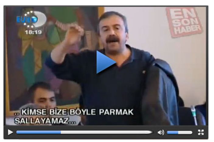 BDP'li Önder ile Bakan Şahin'in kavgası - Video