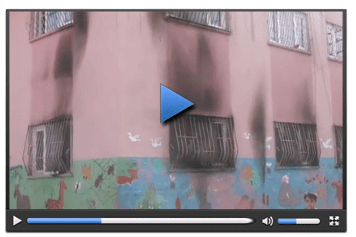 Anaokuluna molotofkokteylli saldırı