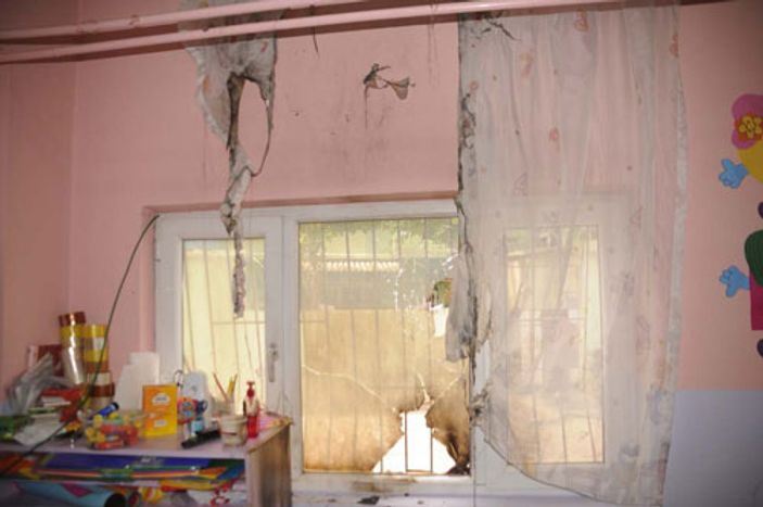 Anaokuluna molotofkokteylli saldırı