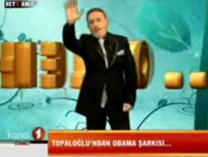 Mustafa Topaloğlu'nun Obama şarkısı - Tıkla izle