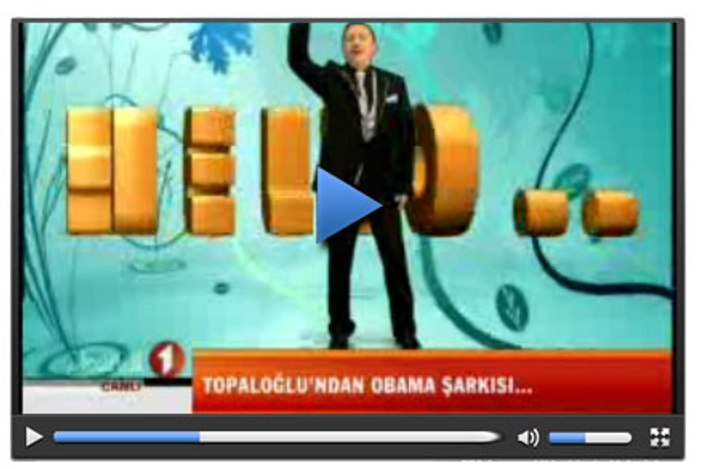 Mustafa Topaloğlu'nun Obama şarkısı - Tıkla izle