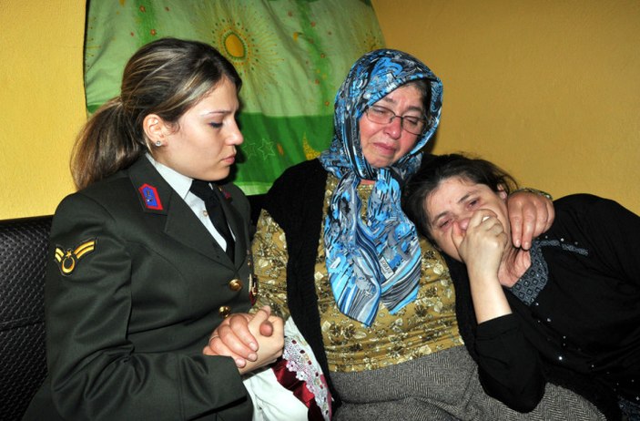 Şehit astsubay Erkan Yalçın memleketi Bartın'a getirildi
