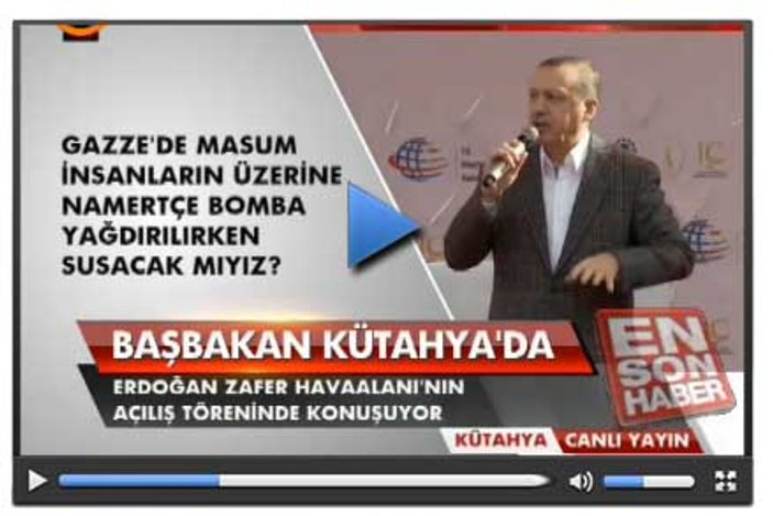 Başbakan Erdoğan'ın Kütahya konuşması
