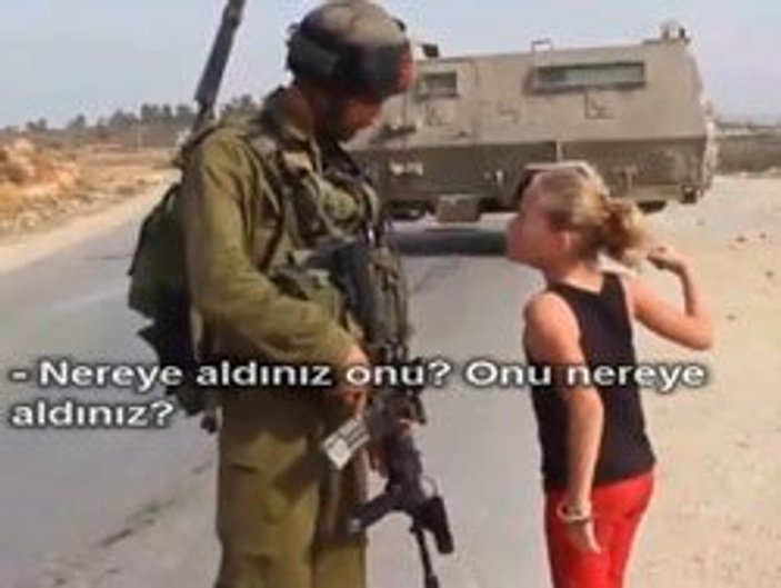 İsrail askerlerine kafa tutan Filistinli kız konuştu