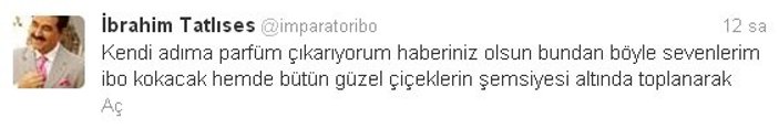 İbrahim Tatlıses parfüm çıkarıyor