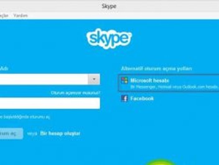 MSN hesabıyla Skype üzerinde nasıl oturum açılır