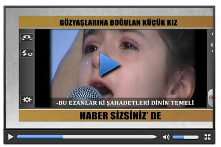İstiklal Marşı'nı okurken ağlayan çocuk - Video