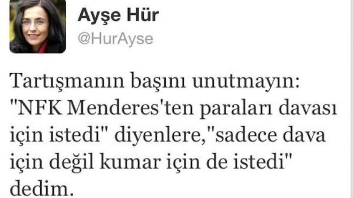 Ayşe Hür'ün Necip Fazıl tweet'i tepki çekti