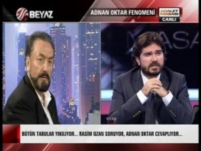 Rasim Ozan'la Adnan Oktar'ın canlı yayın kavgası