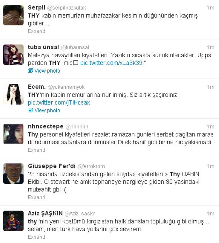 Dilek Hanif'ten THY'nin yeni hostes kıyafetine açıklama