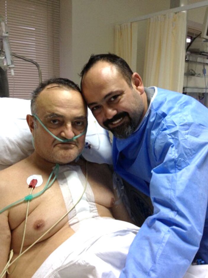 Ergin Saygun'un hastanedeki son fotoğrafı