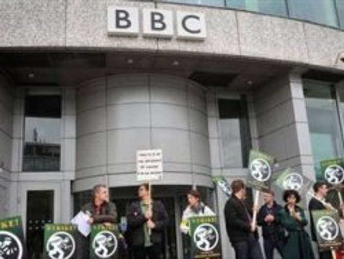 BBC'de grev var