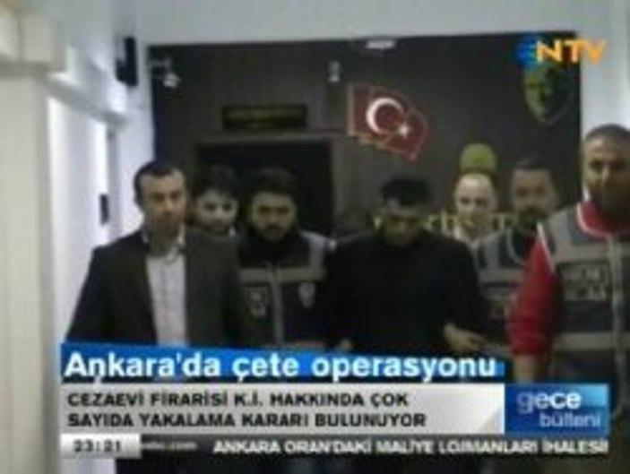 Ankara'da gece alemini kana bulayan çete lideri yakalandı
