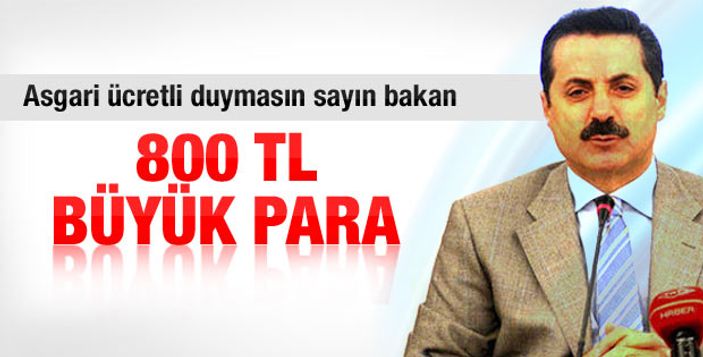 Faruk Çelik'in gönlünden geçen asgari ücret rakamı