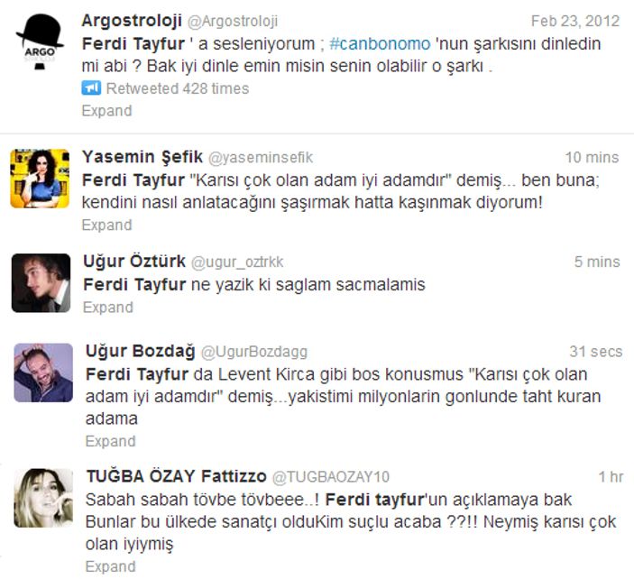 Ferdi Tayfur: Karısı çok olan adam iyi adamdır