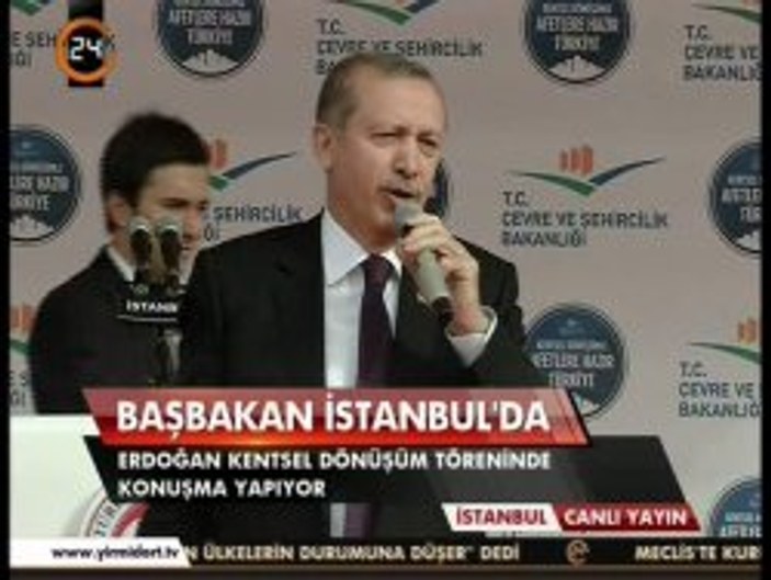 Erdoğan'ın Kentsel Dönüşüm Projesi konuşması