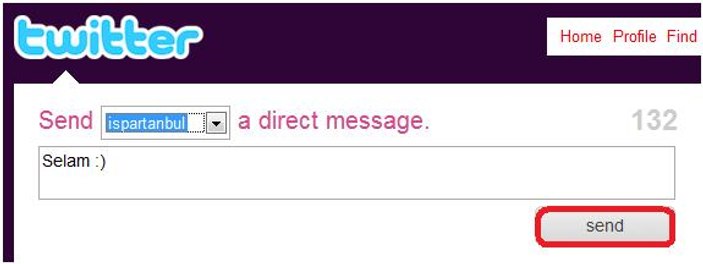 Direkt mesaj - DM nedir