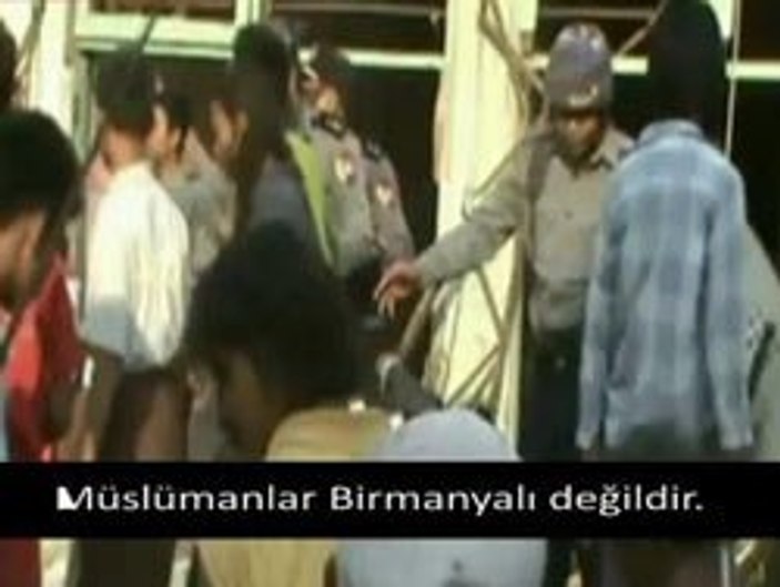 Myanmar'da Müslümanlara linç görüntüleri - Video