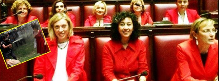 İtalyan vekiller kırmızılı kadına özendi - izle