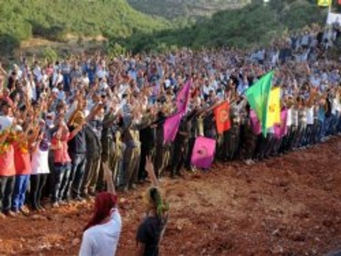 Lice'de PKK şehitliği açıldı