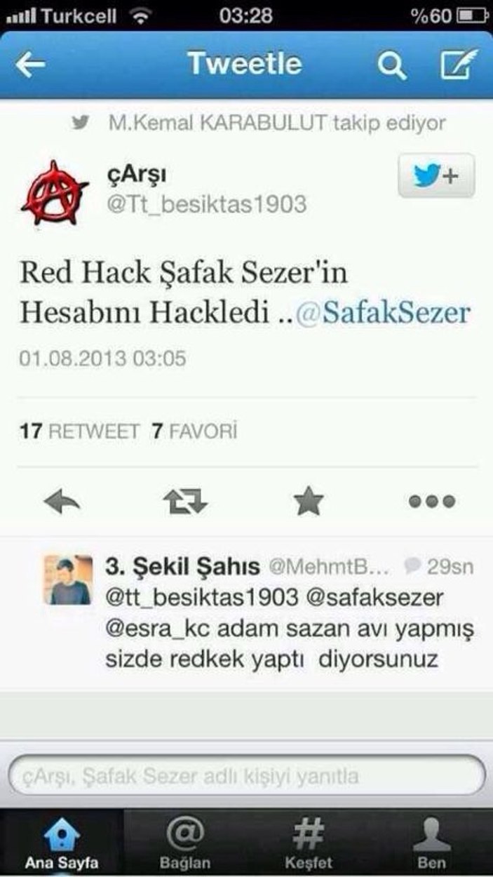 Şafak Sezer Redhack'e oyun oynadı