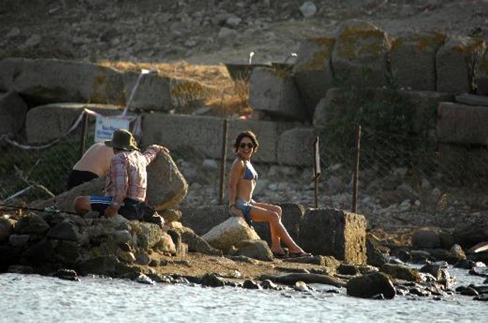 Levent Can ve Gülay Özdem tatilde