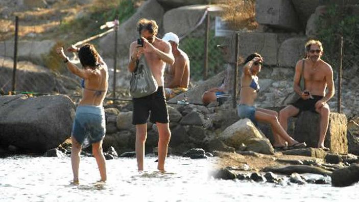 Levent Can ve Gülay Özdem tatilde