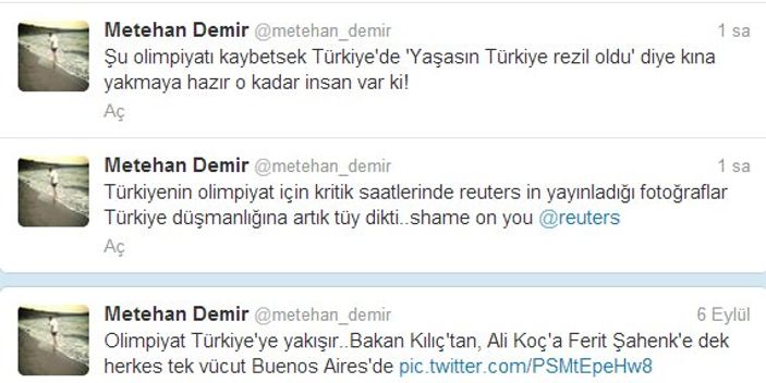 Ayşenur Arslan'dan tepki çeken olimpiyat tweeti
