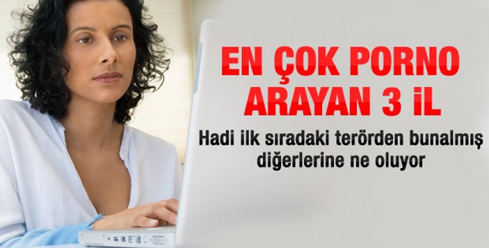 İl il Türkiye'nin en çok en az porno arayan illeri