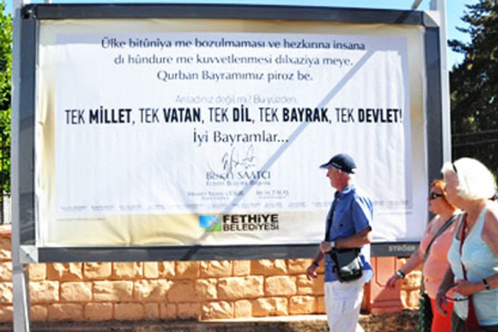 MHP'li Fethiye Belediye Başkanı'ndan ilginç bayram mesajı