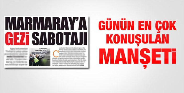 Marmaray'da imdat kolu nöbeti