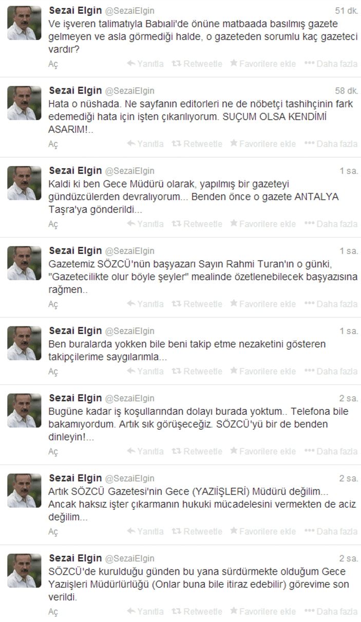 Ulusalcı gazetede Cumhuriyet yazamayan müdür kovuldu