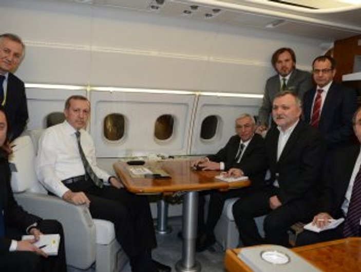 Başbakan Berlin dönüşü uçakta konuştu