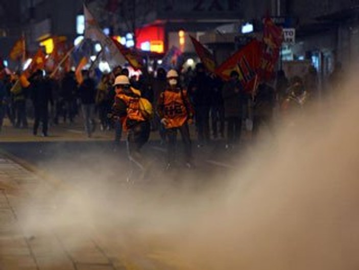Ankara'da tahliye protestoları