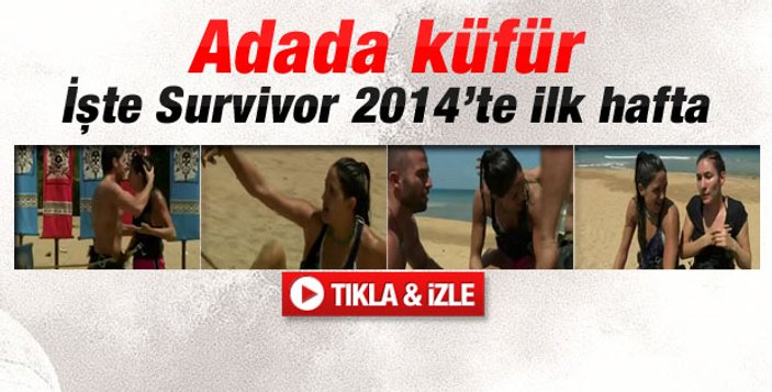 2014 Survivor'da ilk kavga - Video
