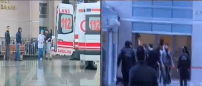 İstanbul Adalet Sarayı'nda silahlı saldırı İZLE