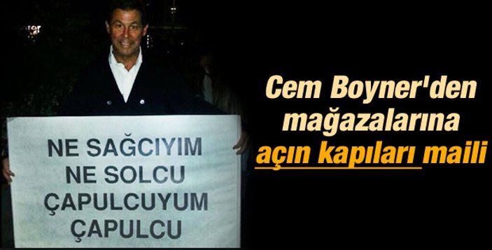 Başbakan'dan Cem Boyner tepkisi