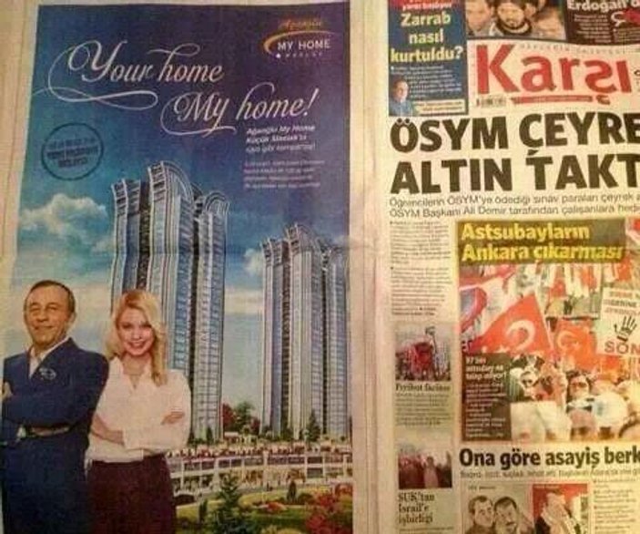 Karşı gazetesinde Ağaoğlu ilanı 4 istifa getirdi