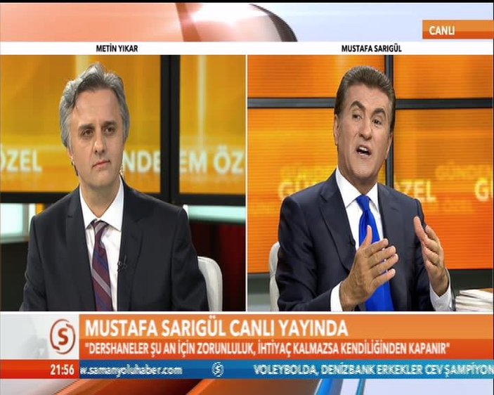 Mustafa Sarıgül Samanyolu Haber'e çıktı