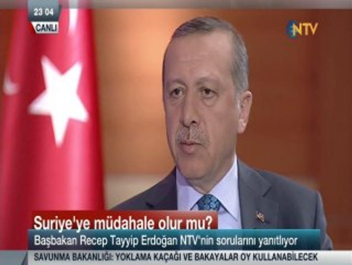 Başbakan Erdoğan NTV canlı yayınındaydı