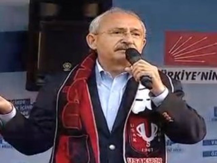 Kemal Kılıçdaroğlu'nun Uşak mitingi konuşması