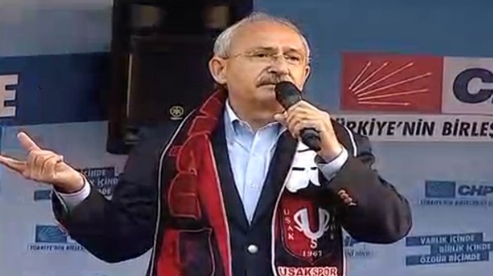 Kemal Kılıçdaroğlu'nun Uşak mitingi konuşması