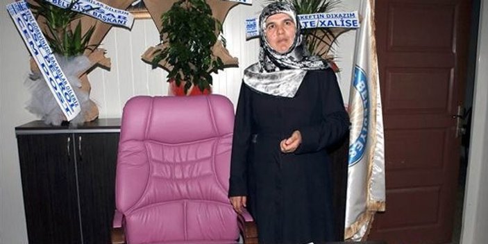 Van'da kadın belediye başkanının ilk icraatı mor koltuk