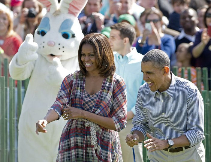 Beyaz Saray'da Paskalya kutlaması İZLE