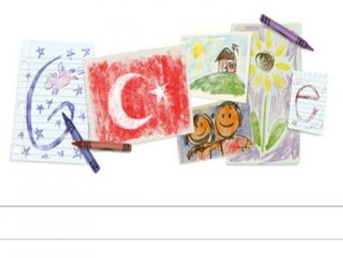 Google'dan 23 Nisan doodle'ı