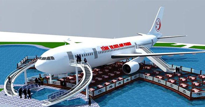 Konya'da hurdaya çıkarılan uçak kafeterya yapılacak