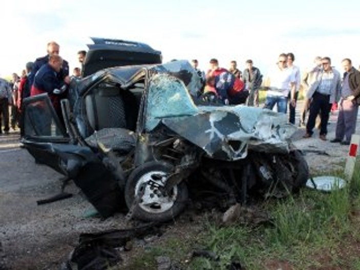 Konya'da zincirleme trafik kazası: 1 ölü 4 yaralı